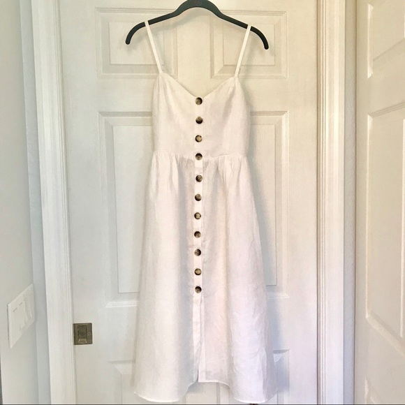 Reformation Dresses & Skirts - Reformation White Linen Thelma Dress